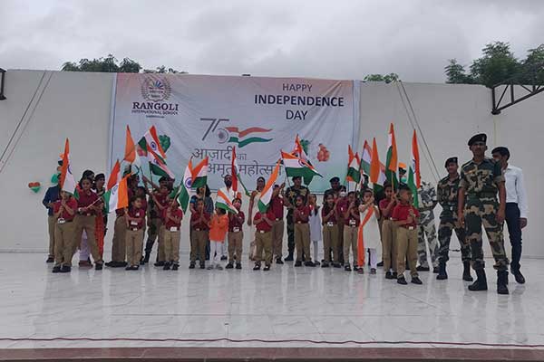 Independence Day Ceremony | CBSE Schools in Gandhinagar