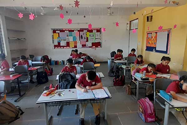 Classroom of Rangoli International School Gandhinagar