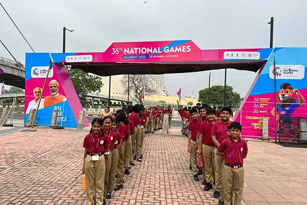National Games visit | Rangoli International School Gandhinagar