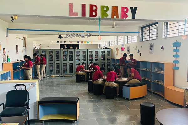 Library of Best School in Gandhinagar